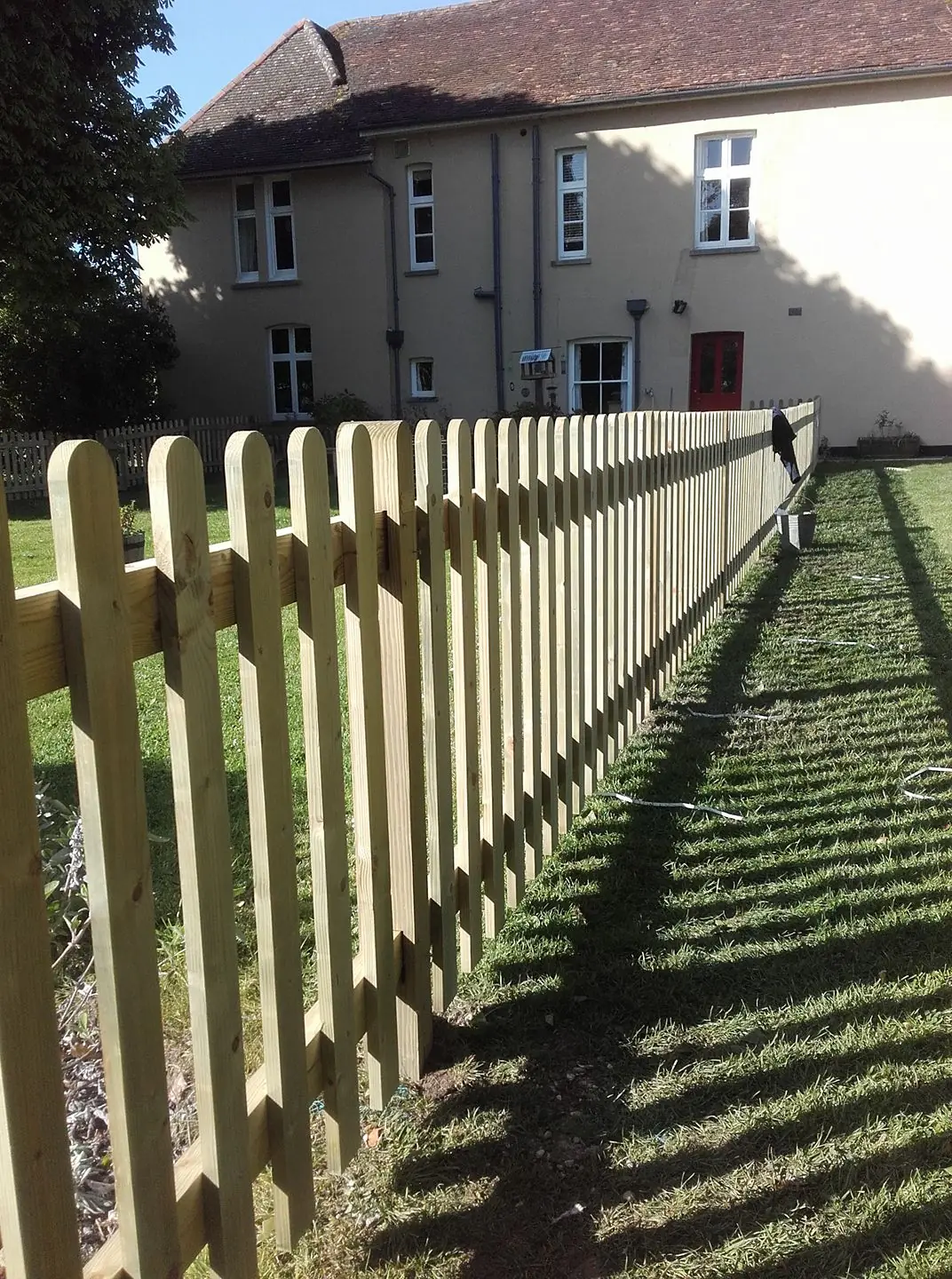 Traditional timber fencing installed by Harper Fencing