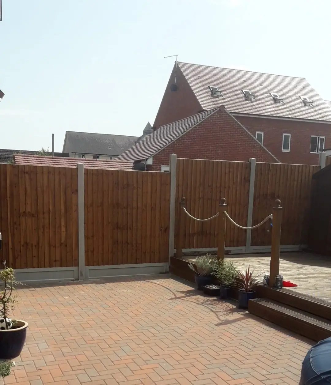 Domestic fencing & gates installed by Harper Fencing